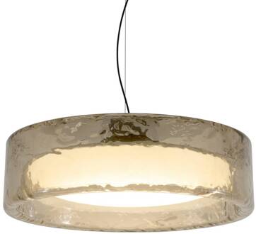 Marset LED hanglamp Ringo, Ø 90 cm, rookgrijs, kunststof