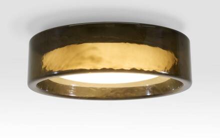 Marset LED plafondlamp Ringo, Ø 90 cm, donker rookgrijs