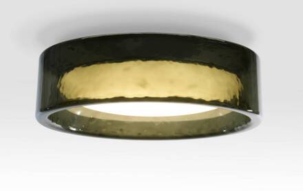 Marset LED plafondlamp Ringo, Ø 90 cm, groen, kunststof, CCT