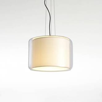 Marset Mercer 44 hanglamp, polyester parelwit