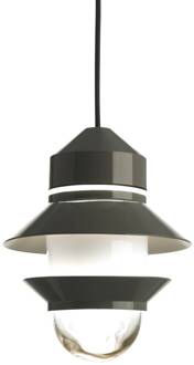 Marset Santorini buiten hanglamp, IP65, grijs grijs (RAL 7039), transparant