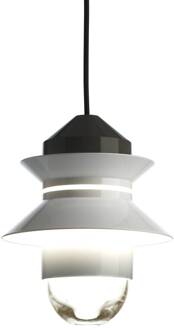 Marset Santorini buiten hanglamp, IP65, wit wit (RAL 9003), transparant