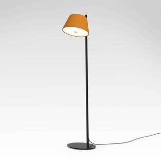 Marset Tam Tam vloerlamp, 1-lamp, mat, oranje mat zwart, mat oranje