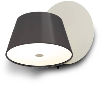 Marset Tam Tam wandlamp 1-lamp mat wit/zwart wit mat, zwart mat