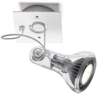 Marset wandspot Atlas, 2.700 K, Ø 11 cm, transparant