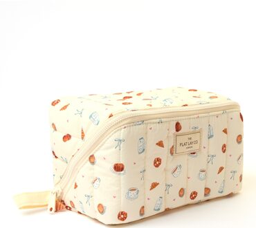 Marshmallow Flat Lay Makeup Box Bag - Patisserie