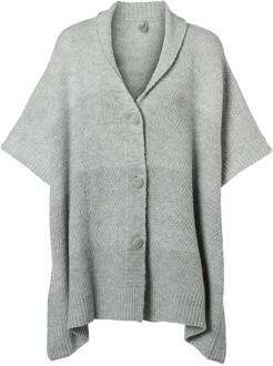 Mart Visser Aliza Poncho Grijs - maat 2XL
