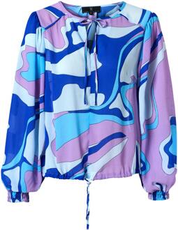 Mart Visser Allison Print Blouse Multi Blauw - EU 38 / UK 10