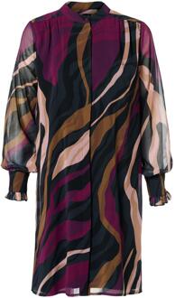 Mart Visser Ashley Print Tuniek Dark Berry Donkerrood - EU 36 / UK 8