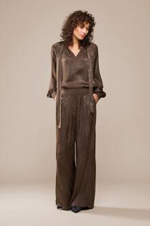 Mart Visser Bension Blouse Donkerbruin - EU 38 / UK 10