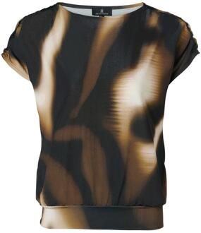 Mart Visser Blandy Print Top Olijfgroen / Multi - EU 44 / UK 16