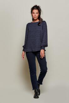 Mart Visser Caroline Tensen Avignon Print Blouse Navy - maat