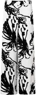 Mart Visser Cassandra Print Broek Zwart / Wit - EU 38 / UK 10