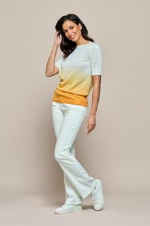 Mart Visser Corbyn Top Offwhite / Warmgeel - maat XL Gebroken wit