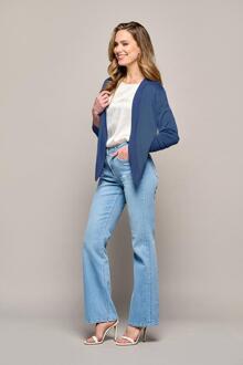 Mart Visser Delhi Lurex Vest Grijs Blauw Donkerblauw - M