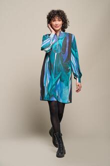 Mart Visser Dhalia Print Jurk Multi Blauw - EU 40 / UK 12