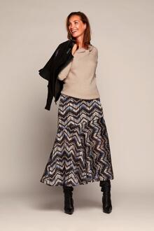 Mart Visser Ethan Print Rok Multi Blauw