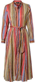 Mart Visser Gilly Print Jurk Multi Oranje