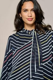 Mart Visser Irina Print Blouse Zwart / Multi Zwart/Veelkleurig - EU 40 / UK 12