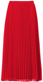 Mart Visser Lara Plisse Rok Rood - EU 38 / UK 10