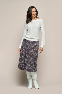 Mart Visser Lou Print Rok Bruin / Blauw - EU 46 / UK 18