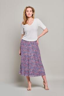 Mart Visser Montreal Print Rok Multi Veelkleurig