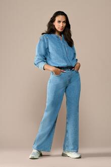 Mart Visser Nina Denim Blouse Denim Blauw Donkerblauw - EU 44 / UK 16