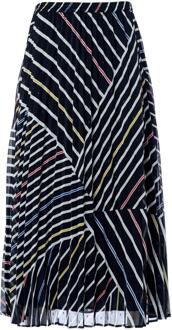 Mart Visser Norita Print Rok Zwart / Multi Zwart/Veelkleurig - EU 50 / UK 22