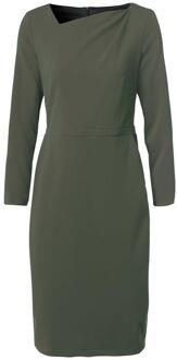 Mart Visser Novelle Jurk Olijfgroen - EU 48 / UK 20