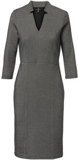 Mart Visser Novy Jurk Zwart / Off White - EU 50 / UK 22