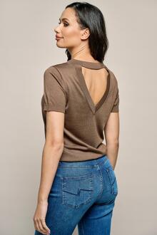 Mart Visser Regan Top Taupe Bruin