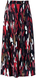 Mart Visser Ryen Print Rok Taupe / Multi Veelkleurig - EU 42 / UK 14