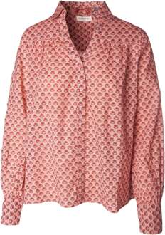 Marta blouse pink flamingo Oranje - XL