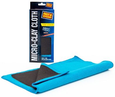 Martin Cox polijstdoek Detailling Clay 30 x 30 cm blauw/zwart