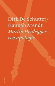 Martin Heidegger - een apologie - Boek Dirk de Schutter (9086871763)