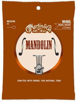 Martin M465 snarenset voor mandoline snarenset voor mandoline, monel wound, medium