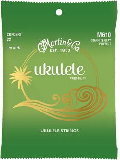 Martin M610 snarenset voor concert ukelele snarenset voor concert ukelele, polygut, 0228-0287-0318-0236