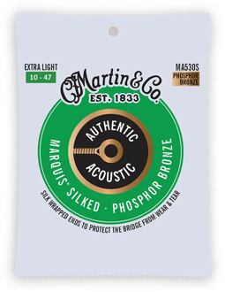 Martin MA530S snarenset voor akoestische gitaar snarenset voor akoestische gitaar, phosphor bronze, extra light, 10-47