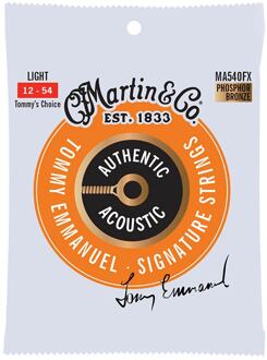 Martin MA540FX snarenset voor akoestische gitaar snarenset voor akoestische gitaar, 92/8 phosphor bronze, light, 12-54