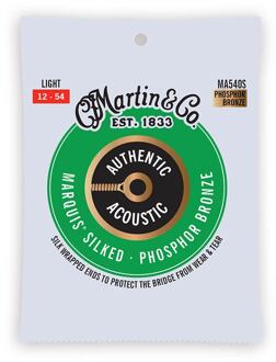 Martin MA540S snarenset voor akoestische gitaar snarenset voor akoestische gitaar, phosphor bronze, light, 12-54