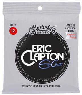 Martin MEC12 snarenset akoestisch snarenset akoestisch, Eric Clapton, 92/8 phosphor bronze, light, 012-016-025-032-042-054