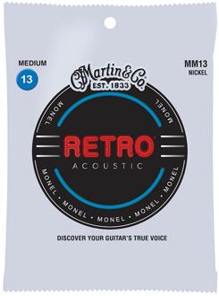 Martin MM13 snarenset voor akoestische gitaar snarenset voor akoestische gitaar, monel wound, medium, 13-56