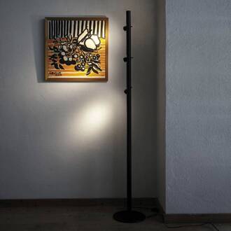 Martinelli Luce Calabrone spot LED vloerlamp 3-la. zwart, wit