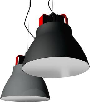 Martinelli Luce Condor LED hanglamp, Ø 50 cm antraciet