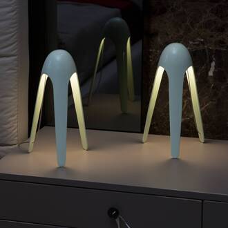 Martinelli Luce Cyborg LED tafellamp, blauw lichtblauw