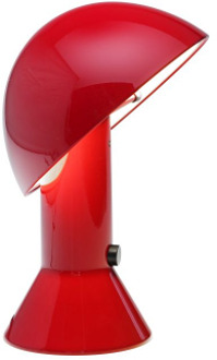 Martinelli Luce Elmetto Tafellamp - Rood