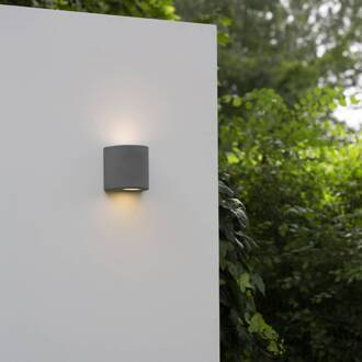 Martinelli Luce Koala LED buitenwandlamp up/down betongrijs, opaal
