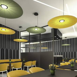 Martinelli Luce Lent LED hanglamp, groen