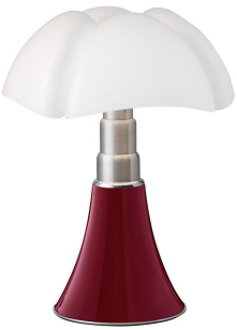 Martinelli Luce Minipipistrello Tafellamp LED met dimmer - Rood