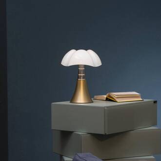 Martinelli Luce Pipistrello CCT Casambi messing messing gesatineerd, roestvrijstaal gesatineerd, opaalwit